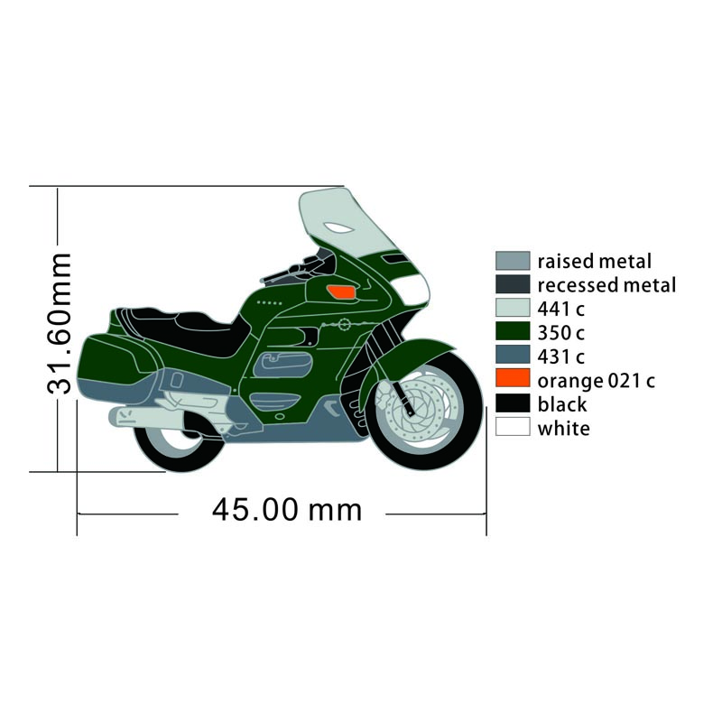 Lapel Pins (KJ-1604-M047 -Artwork for green)