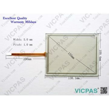 A0601033-E2 12 Remplacement du verre de l&#39;écran tactile pour MP177