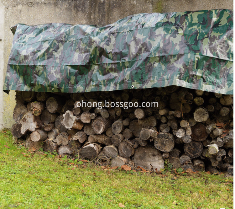 Waterproof Army Green Camoflague Tarpaulin