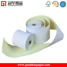 SGS 2 Ply 76mm * 70mm Roller de papel de caja registradora de Carbonless