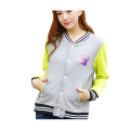 Womens Custom Cute Trendy Embroidery Design Varsity Jackets