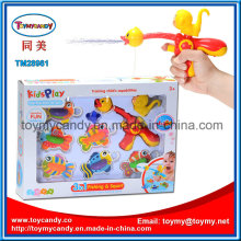 Kids′ Cartoon Animal Water Spray and Fishing Game Toy Set