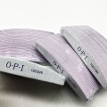 Professional Nail File 80/100/150/180/240 Double Side Oem Custom Printed Logo Top Zebra Nail File