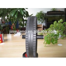 15"x3 solid rubber wheels for heavy duty trailer / industry machine