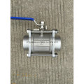 3 Piece Body PTFE Seats Lever Operated 80mm Bsp Stainless Steel Ball Valves