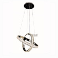 2 rings K9 crystal modern lighting chandelier luxury