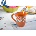 Hot Selling Colorful Painting Coffee Mug With Handle