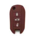 Funny soft car key case for Peugeot