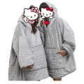 Oversized Sherpa Hoodie Sweatshirt Blankets