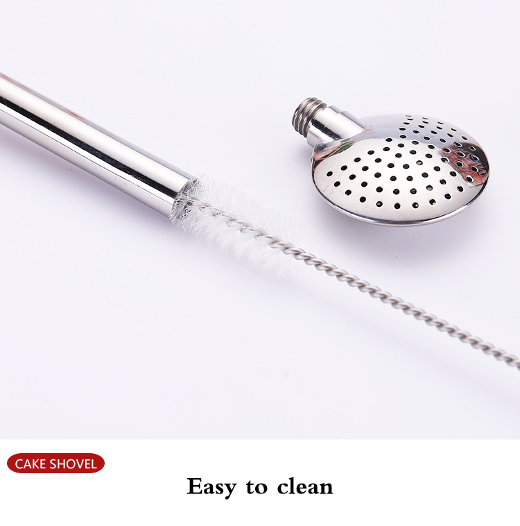 Straw Strainer With Bead