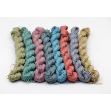 Vivid Color Dyed Pure Linen Yarn for Natural Knitting Yarn