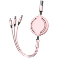 3 en 1 cable de carga USB retráctil