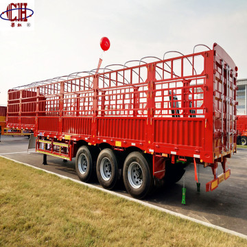 Animals Transport Grid Position Fence Stake Semi Trailer