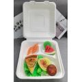 Microwave Safe Biodegradable 8*3 Inch Burger Box Clamshell