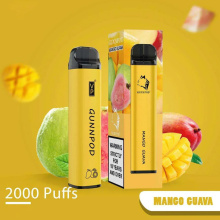 Acheter Gun Pod Vape2000 Puffs Guava de mangue jetable