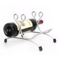 Porta-garrafas de vinho Suporte para vinho em aço inoxidável