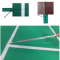 Tapis de badminton portables à glissière pour événements