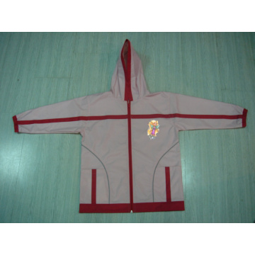 Yj-1148 Niñas Niños ligero Impermeable Impermeable Rain Jacket Slicker