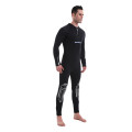 Fatos de mergulho com zíper de neoprene nas costas de pele de mar 4 mm