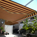 single door manual awning