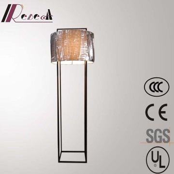 Modern Hotel Decorative Black Iron Large Standing Floor Lamp