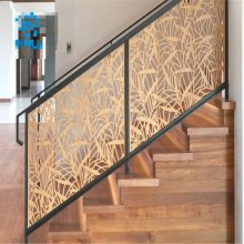 Outer door laser cut screen decorative steel