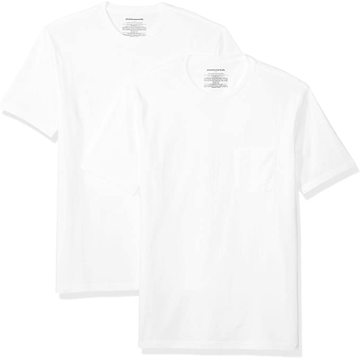 Camiseta de cuello de cuello corto esencial de manga de hombres esencial para hombres