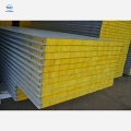 Construction Material Glass wool Sandwich Panel for Room Steel Structure Wall and Roofing