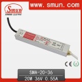 Smun 20W 36V Waterproof LED Driver com CE RoHS Aprovado