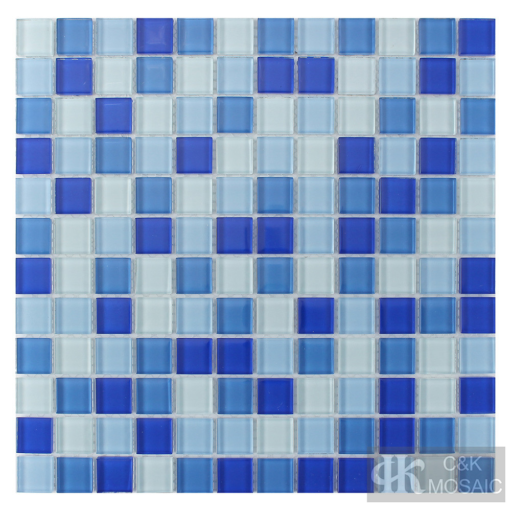 swimming pool glass mosaic