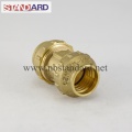 PE Straight Coupling Brass Fitting