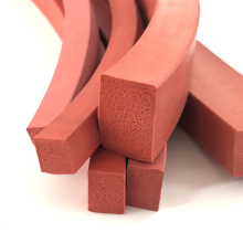 Flexible silicone sponge foam extrusions