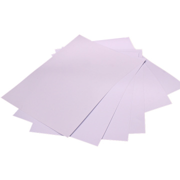 Feuille de PVC en plastique blanc opaque