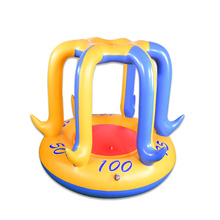 Soporte inflable del baloncesto con la función de salpicaduras de agua