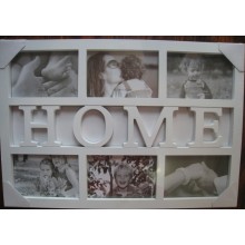 6 ouverture Accueil profils Collage Photo Frame avec lettre maison