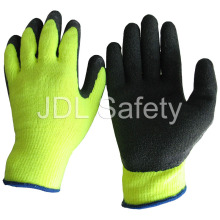 Sandy Latex Work Glove with High Visibility (LY2024)