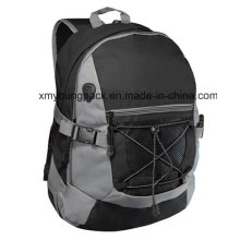 Mode Schwarz 600d Polyester Sport Rucksack Tasche