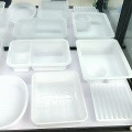 four compartment tray vacuum forming plastic packaging