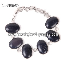 Blue goldstone bracelet