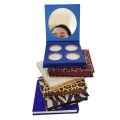 Book shaped eyelashes Makeup packaging Paper PVC window