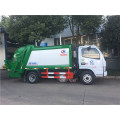 Rear Loader Recycling Roll 3cbm trash compactor truck