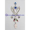 Turkey blue eyes Hamsa pendant Zulfiqar crossed swords machete wall home decoration