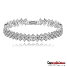 Fashion Women Zircon Couple Bracelets et Bracelets (CBR0008-B)