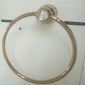 Round Bathroom Accessories Brass Towel Ring