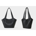 Flower Basket Melard Style Fashionable Soft Leather Tote