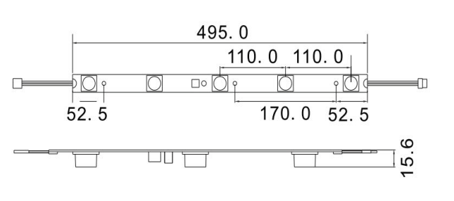 LED Bar Dimension