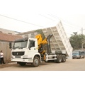 Caminhão Sinotruk com grua, Caminhão grua, Camião basculante para guindaste