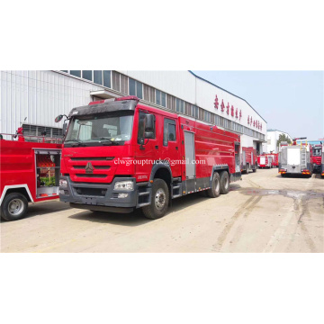 Camión de lucha contra incendios de espuma de agua de Howo
