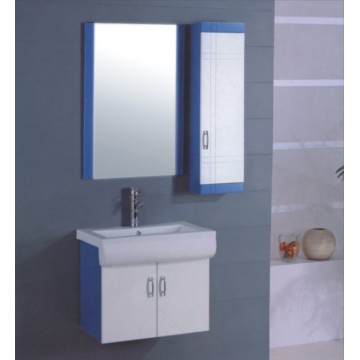 Muebles del gabinete de cuarto de baño del PVC de los 65cm (B-503)