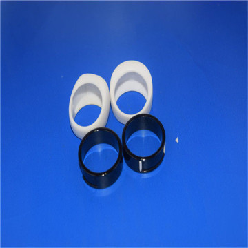 Polished Black White Wearable Zirconia Ceramic Rings